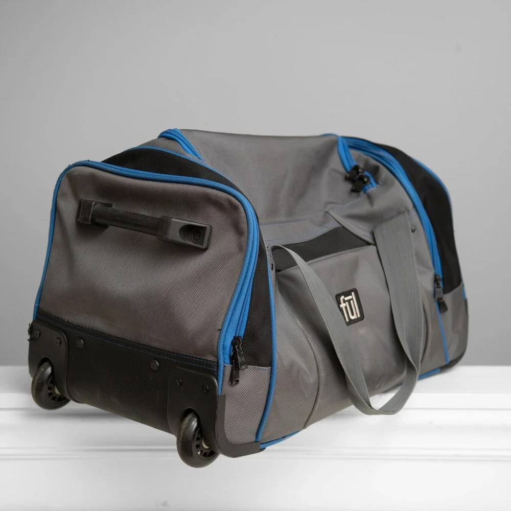FuL Rolling Duffel Bag Wheeled Carry On Luggage Travel Bag GorpCore Utility Bag